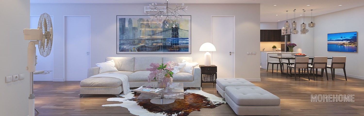 Thiết kế thi công nội thất chung cư hiện đại G03AB Trung Hòa - Mr Liên