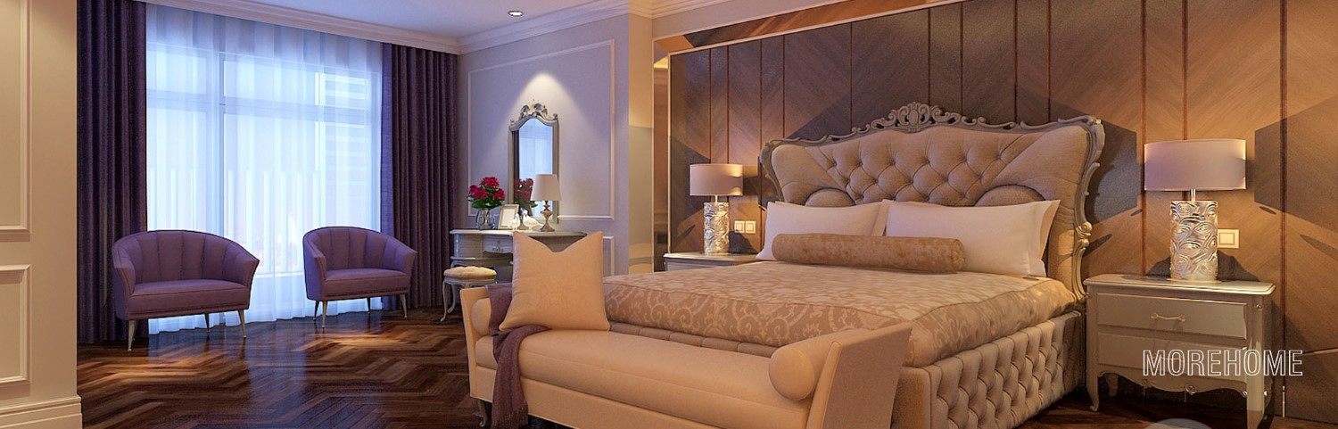 Thiết kế nội thất căn hộ chung cư tân cổ điển cao cấp tại Hà Nội