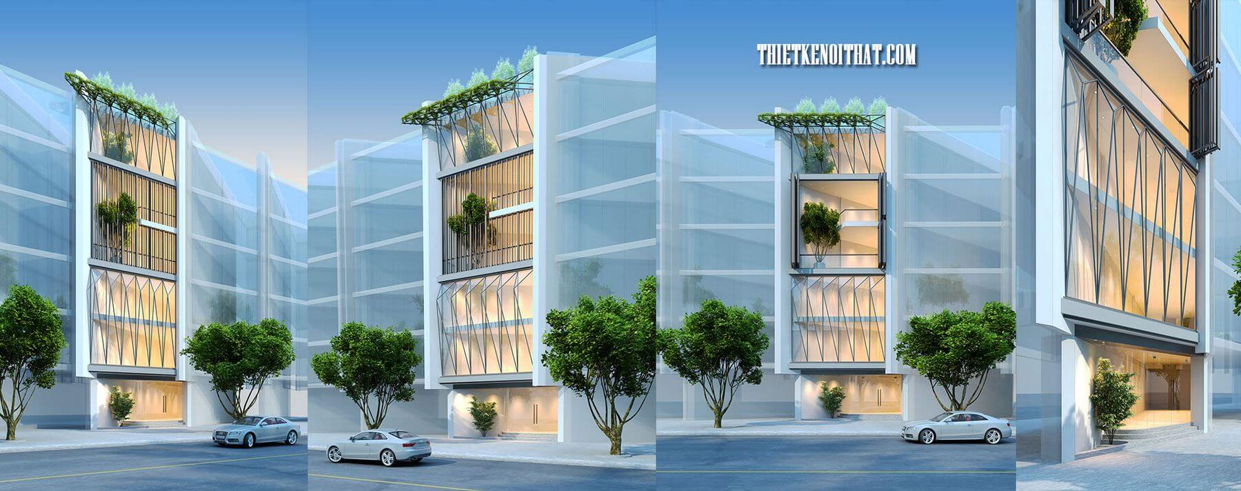 Thiết kế nội thất kiến trúc nhà phố - Chị Hằng Lạc Long Quân