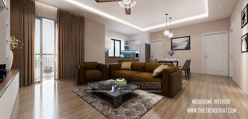 Thiết kế căn hộ mẫu cao cấp, hiện đại tại chung cư Imperia Sky Garden