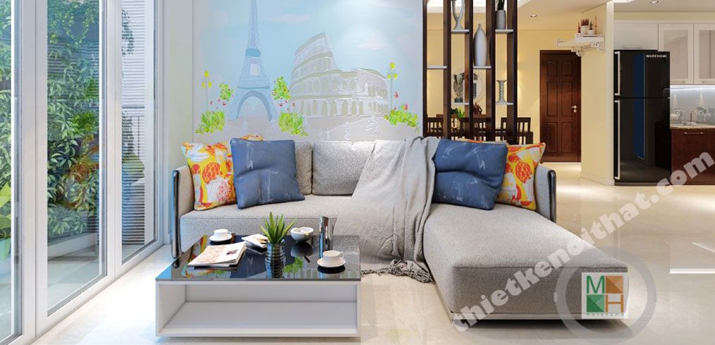 Thiết Kế nội thất chung cư An Khang phong cách hiện đại tối giản, đẹp