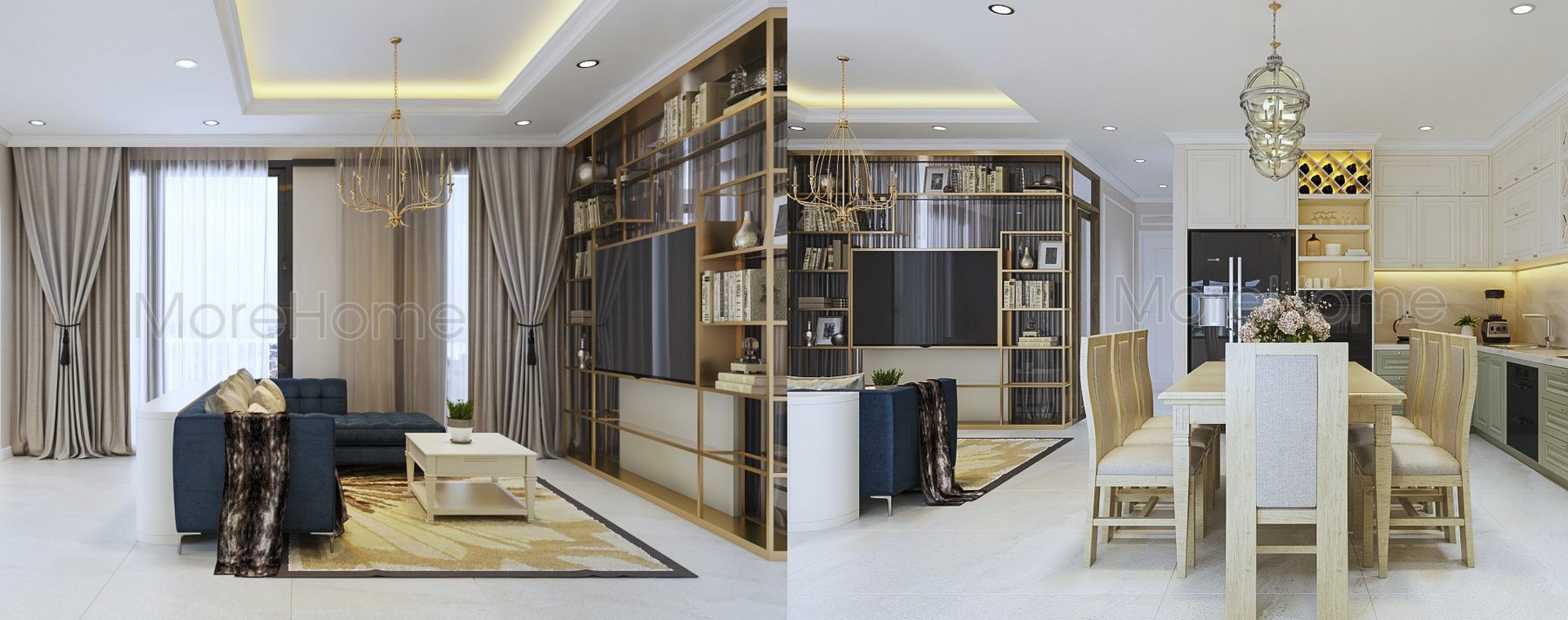 Thiết kế nội thất căn hộ chung cư Kingston Residence -  Cô Hồng
