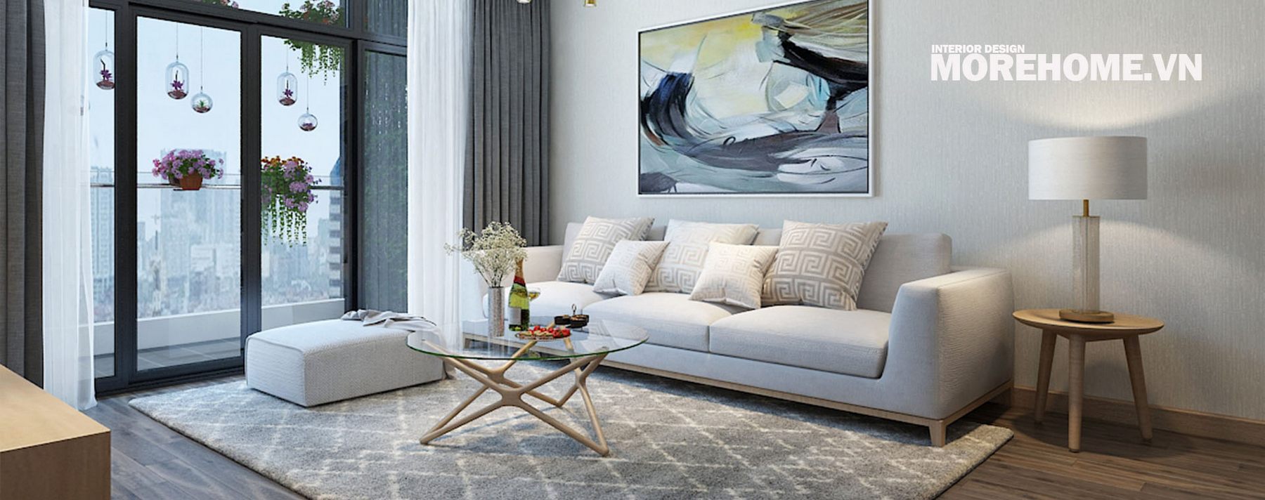 Thiết kế căn hộ hiện đại chung cư SUN GRAND CITY ANCORA Lương Yên Hà Nội