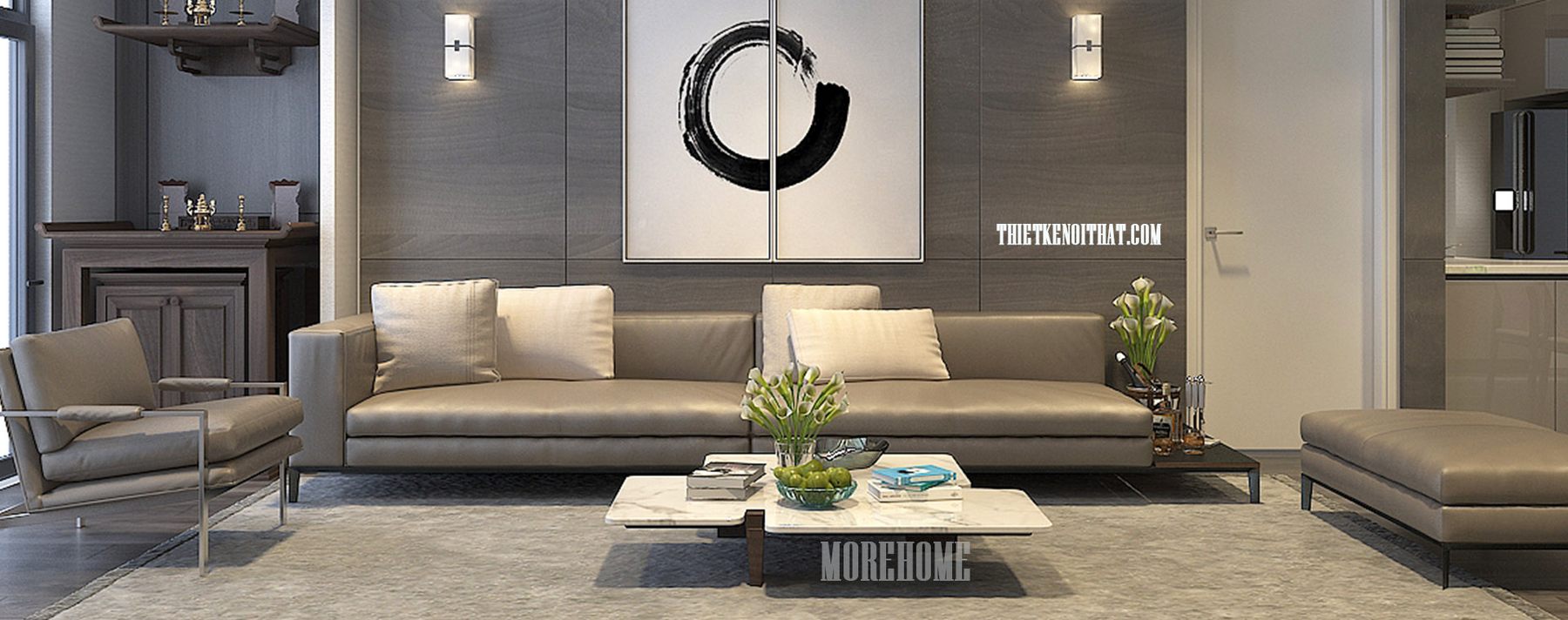 Thiết kế nội thất chung cư hiện đại tại Discovery Complex 302 Cầu Giấy