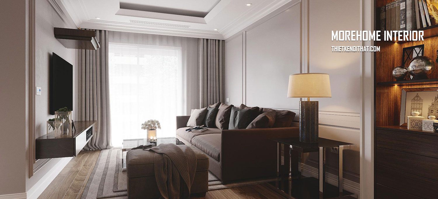Thiết kế nội thất chung cư HH2 Nguyễn Tuân phong cách hiện đại