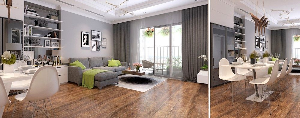 Thiết kế nội thất chung cư ParkHill hiện đại sang trọng