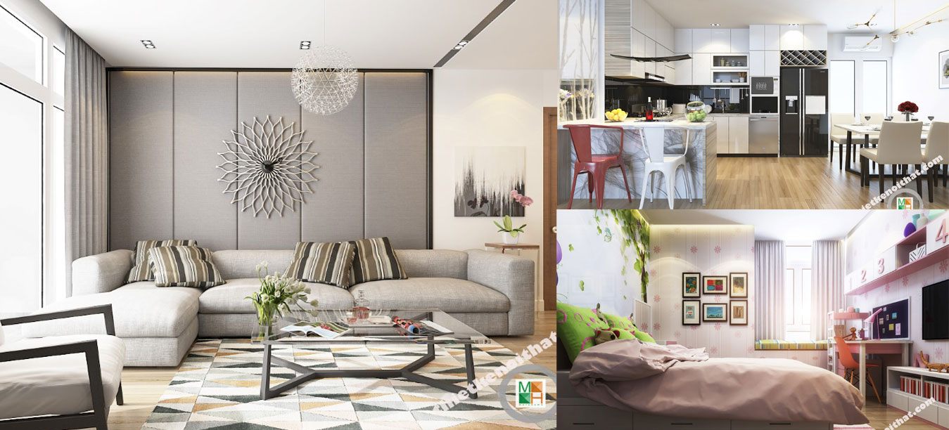 Thiết kế căn hộ hiện đại tại Hoàng Anh Gia Lai River View, Thảo Điền, Quận 2, Hồ Chí Minh