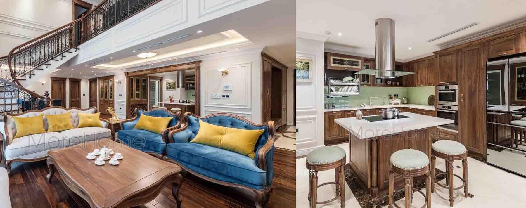 Thi công nội thất căn hộ Duplex Mandarin Garden cao cấp, sang trọng