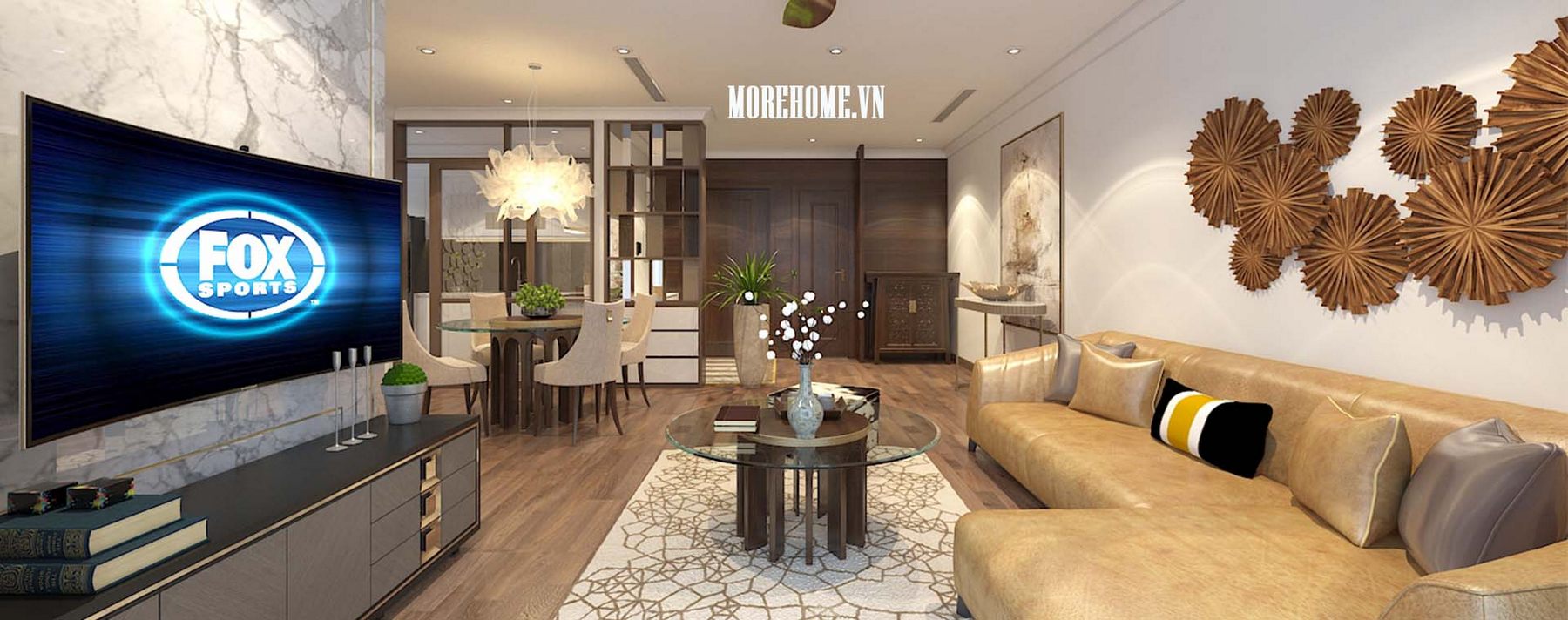 Thiết kế nội thất chung cư Gardenia - anh Hải hiện đại, độc đáo