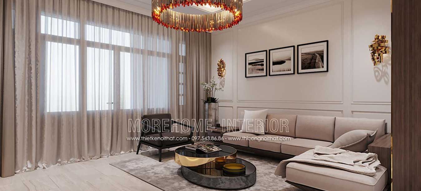 Thiết kế nội thất nhà phố hiện đại, sang trọng đường Âu Cơ, Tây Hồ, Hà Nội