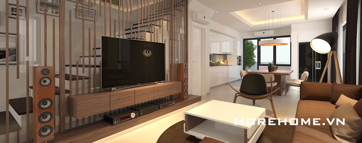 Thiết kế nội thất biệt thự liền kề Vinhomes Thăng Long hiện đại cao cấp