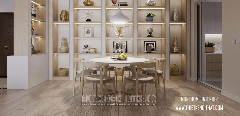 Thiết kế nội thất chung cư Mandarin Garden phong cách hiện đại