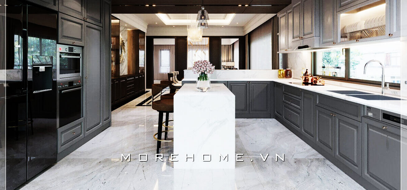 Tổng hợp các mẫu trang trí phòng bếp đẹp mê ly