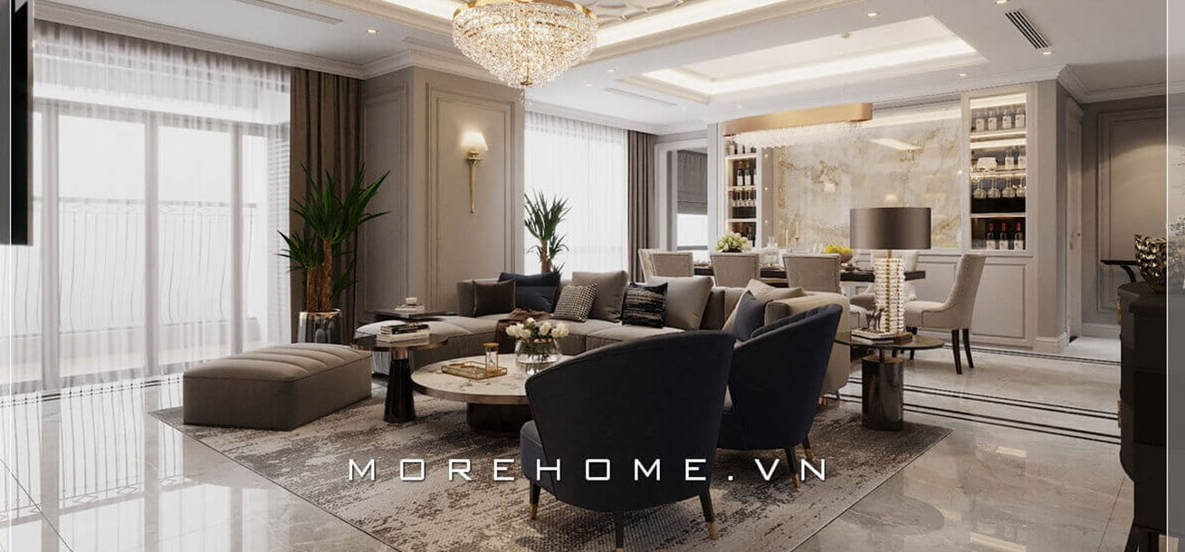 Bộ sưu tập mẫu phòng khách chung cư độc đáo