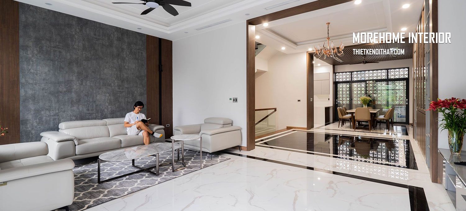 Thi công thiết kế biệt thự tại Vinh, Nghệ An 3 tầng hiện đại hoàn hảo