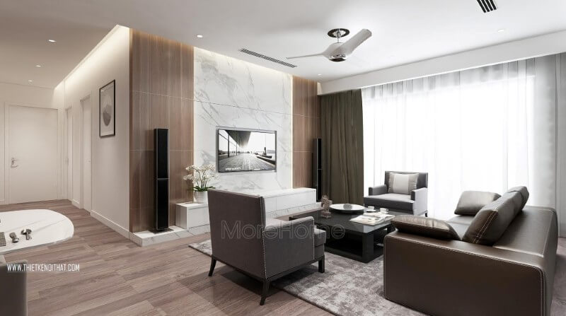 Ngắm nhìn các cách bố trí phòng khách chung cư