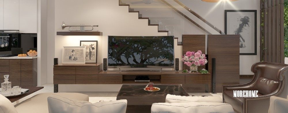 Thiết kế nội thất biệt thự liền kề Vinhomes Thăng Long hiện đại sang trọng- anh Giang
