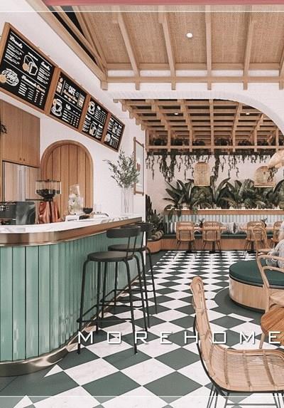 Thiết kế quán cafe & Trà sữa KOMBUCHA