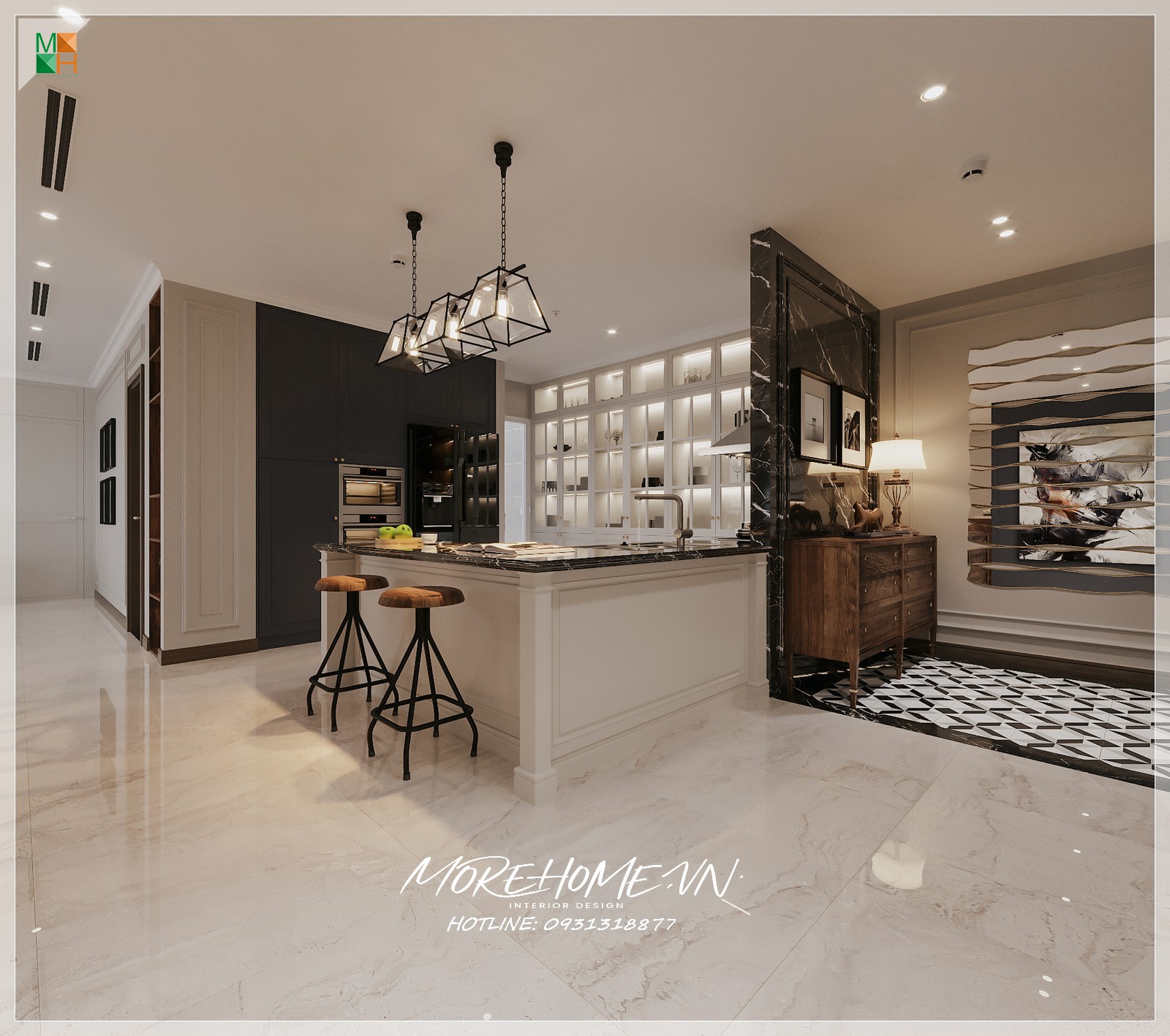Thiết kế nội thất chung cư The Link Ciputra