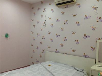 Thi công giấy dán tường trẻ em