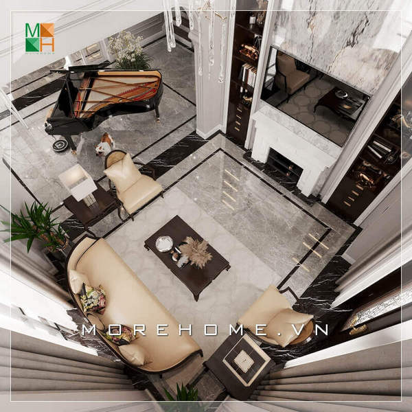 Bộ bàn ghế sofa phòng khách bọc da chân gỗ sang trọng thể hiện sự đẳng cấp cho ngôi nhà có phòng khách rộng. Tuyển chọn các mẫu thiết kế sofa phòng khách đẹp xuất sắc hiện nay