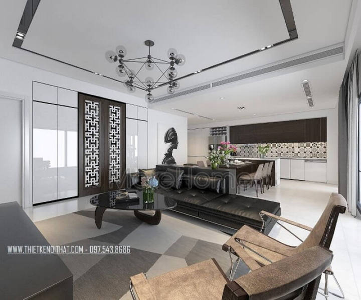 Bộ sofa bọc da với lối thiết kế đơn giản, nhẹ nhàng không đi sâu vào các chi tiết trạm khắc hay trang trí mà nhấn mạnh vào tính công năng tạo sự thuận tiện hơn cho gia chủ Chia sẻ những mẫu sofa phòng khách tiện nghi nhất
