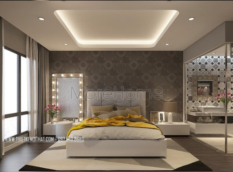 Giường ngủ hiện đại Giường ngủ hiện đại