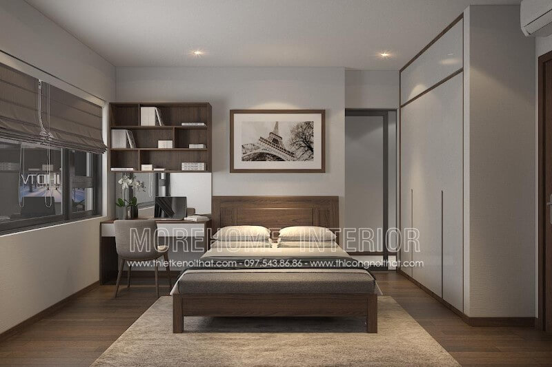 Morehome tiết lộ lý do tại sao bạn nên đầu tư nghiêm túc cho nội thất phòng ngủ của mình đó chính là: Giường ngủ hiện đại bằng gỗ óc chó