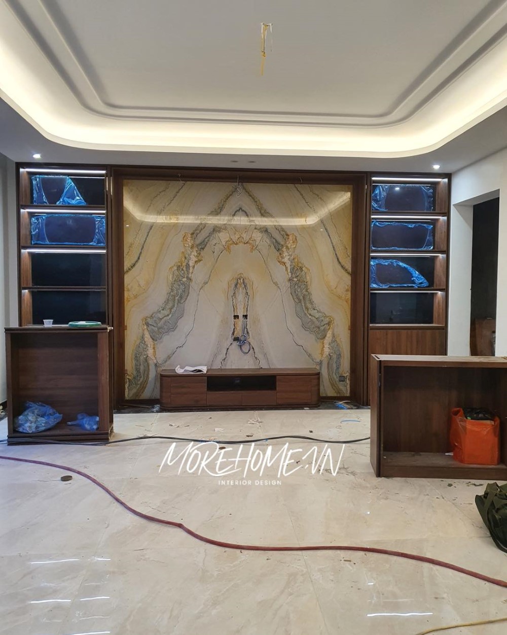 Thi công đá tự nhiên