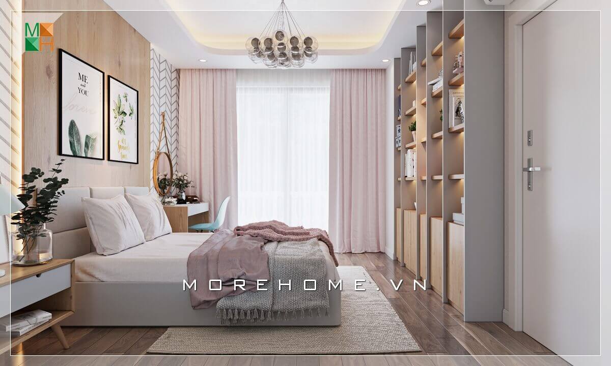 Thiết kế không gian phòng ngủ chung cư, nhà phố, biệt thự đẹp hiện đại có cửa sổ lớn đón ánh nắng tự nhiên khí trời thông thoáng. thiết kế phòng ngủ
