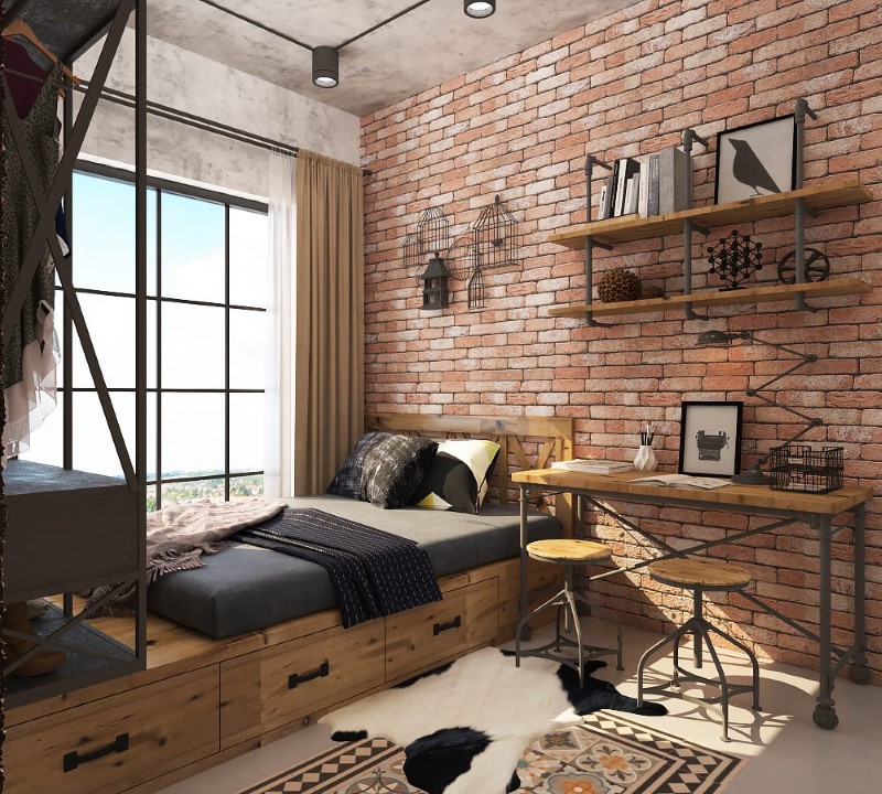 phong cách nội thất industrial là gì