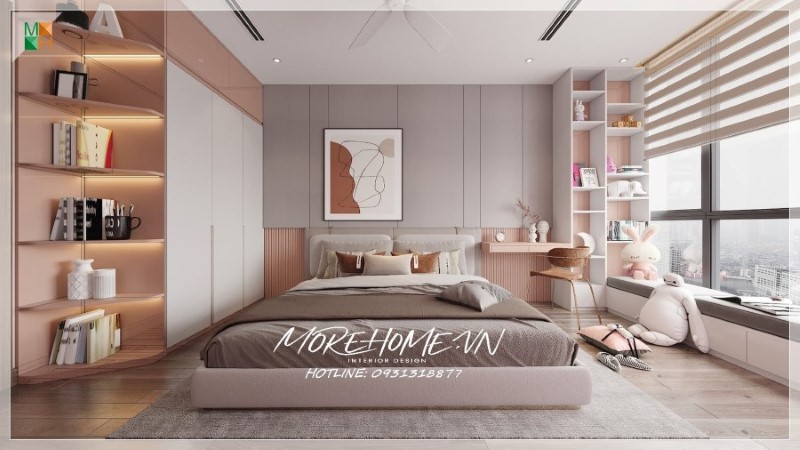 Thiết kế nội thất chung cư 80m2, 85m2, 86m2