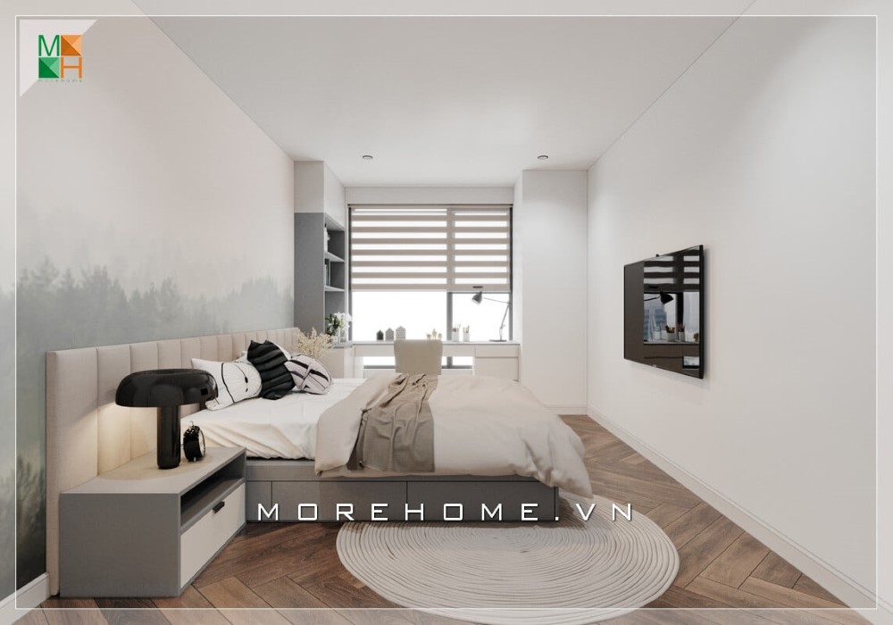 Thiết kế nhà chung cư đẹp 70m2