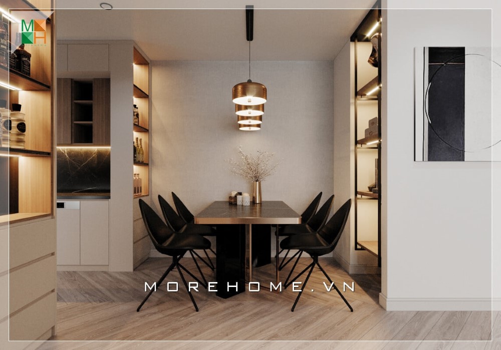 Thiết kế nhà chung cư đẹp 70m2
