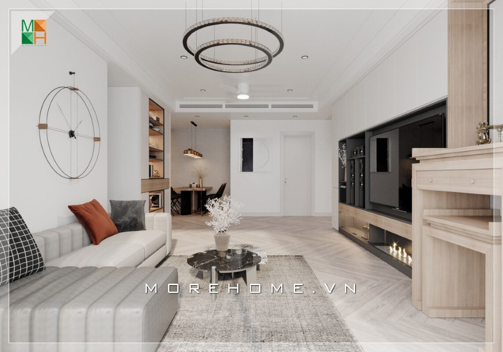 Thiết kế nhà chung cư đẹp 70m2