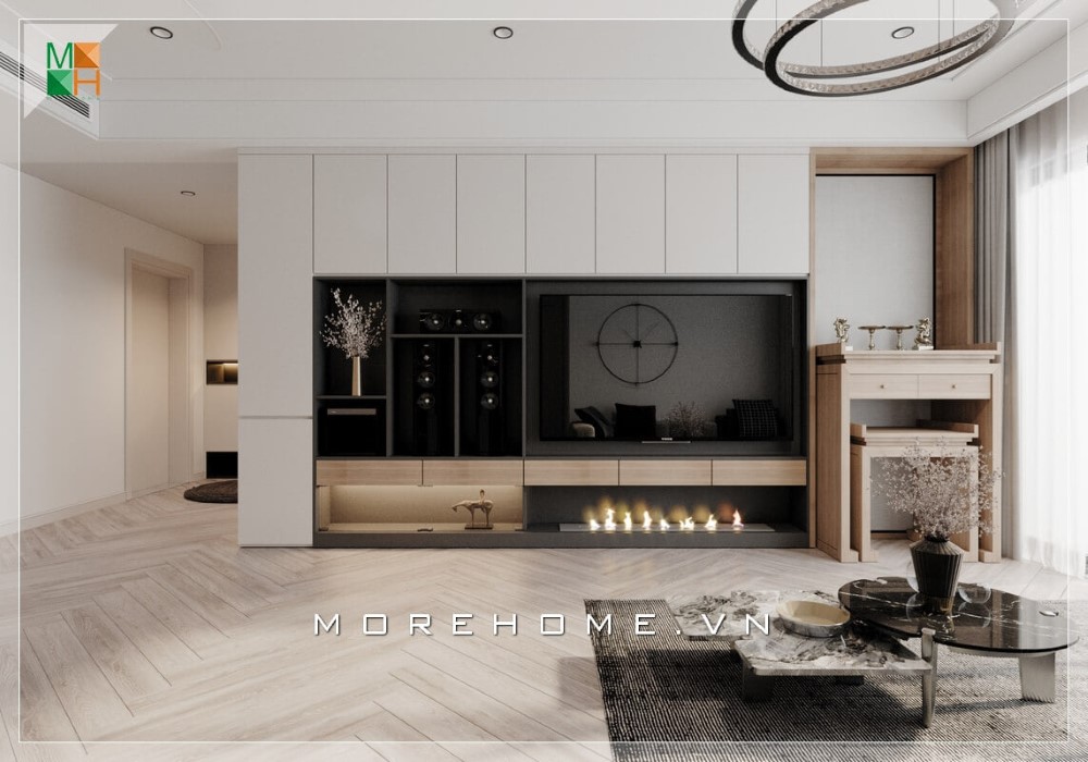 Thiết kế nhà chung cư đẹp 70m2