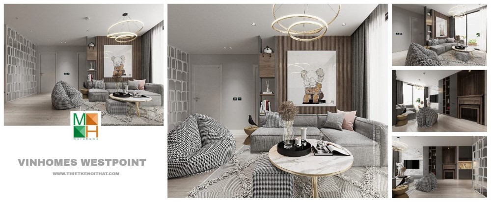 Thiết kế nhà chung cư đẹp 70m2