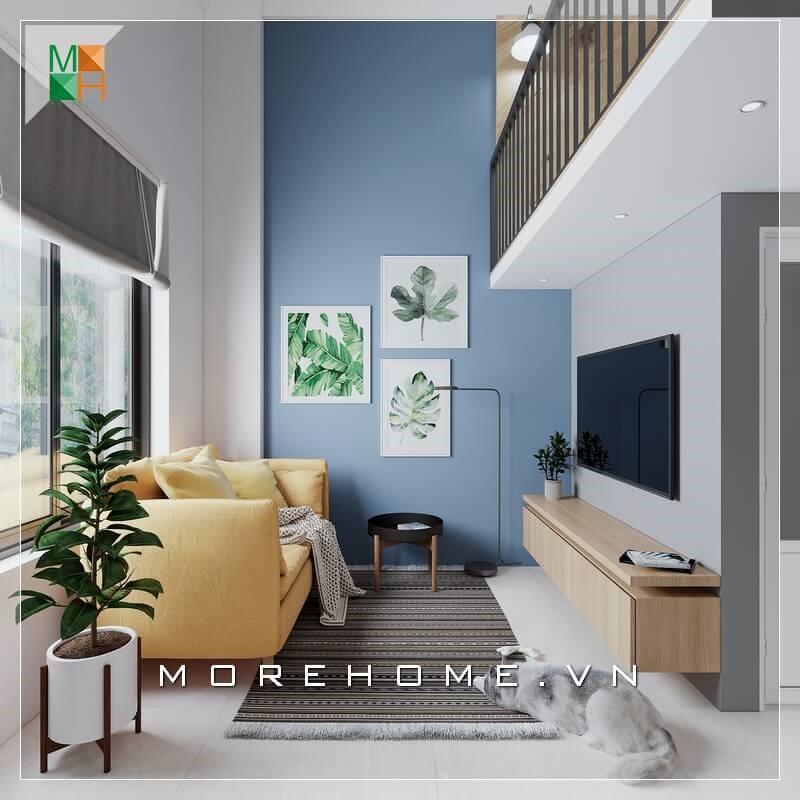 Thiết kế căn hộ 40m2 1 phòng ngủ