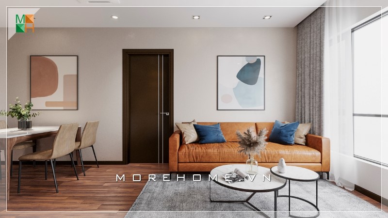 Thiết kế căn hộ 40m2 1 phòng ngủ