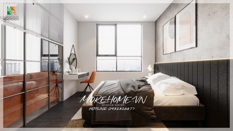 Thiết kế căn hộ 40m2 1 phòng ngủ