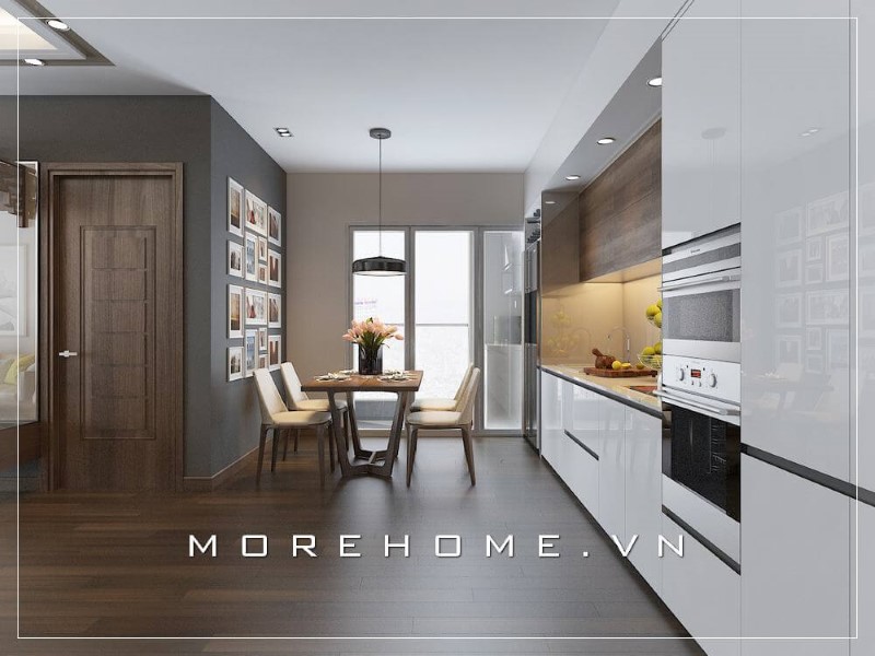 Thiết kế căn hộ 40m2 1 phòng ngủ