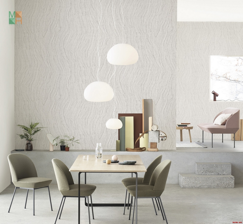 kinh nghiệm trang trí phòng khách với giấy dán tường