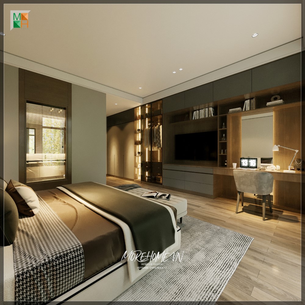 Những tiêu chí khi thiết kế nội thất phòng ngủ đẹp tại Morehome