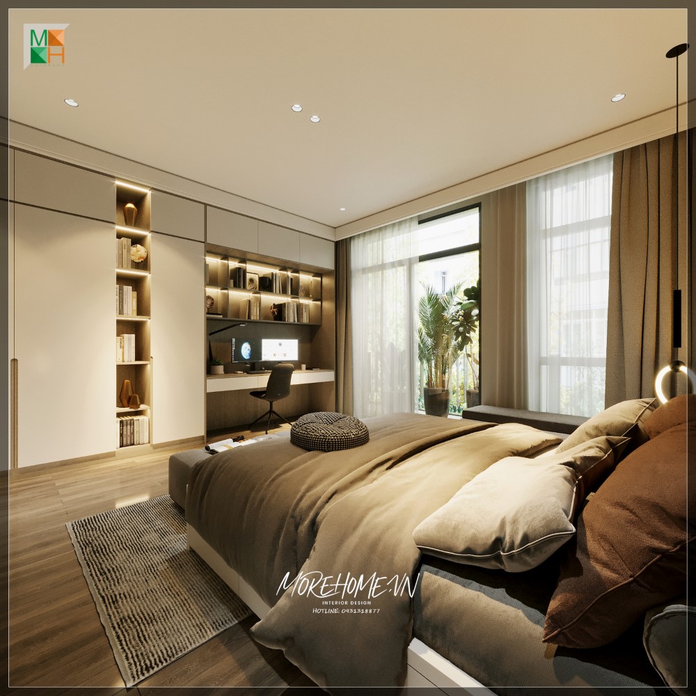 Những tiêu chí khi thiết kế nội thất phòng ngủ đẹp tại Morehome