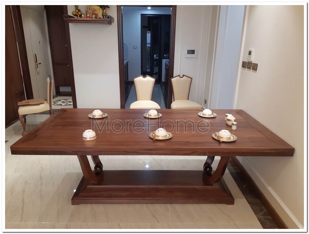 Bàn ăn tân cổ điển đẹp cho biệt thự