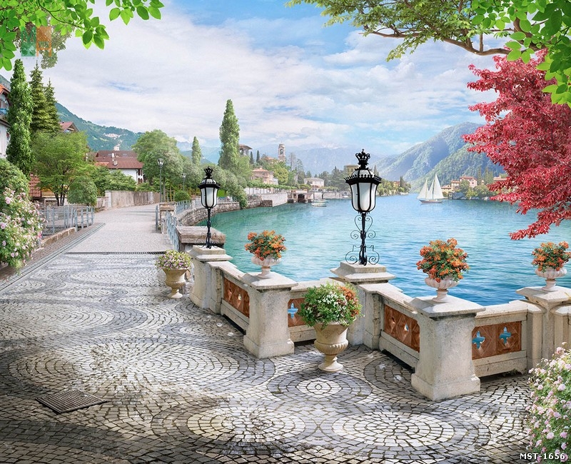 tranh dán tường Hàn Quốc vừa đẹp vừa lạ