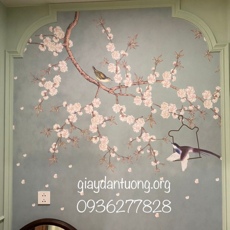 tranh dán tường Hàn Quốc vừa đẹp vừa lạ