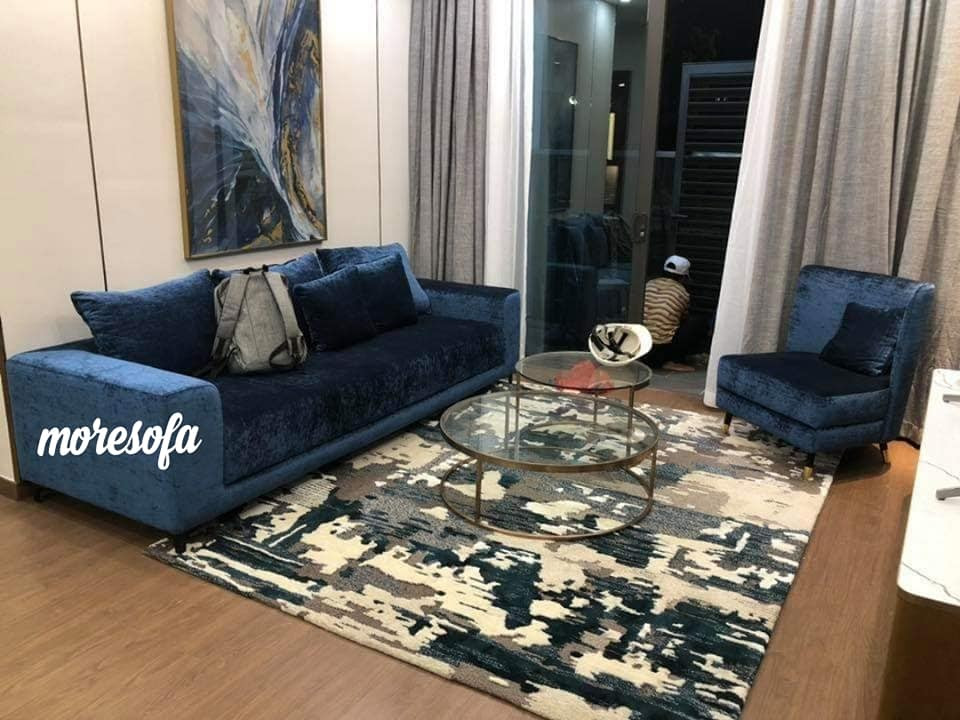 Bàn trà đôi tròn mặt kính hiện đại nội thất tô điểm trang trí, sử dụng tiện nghi cho không gian