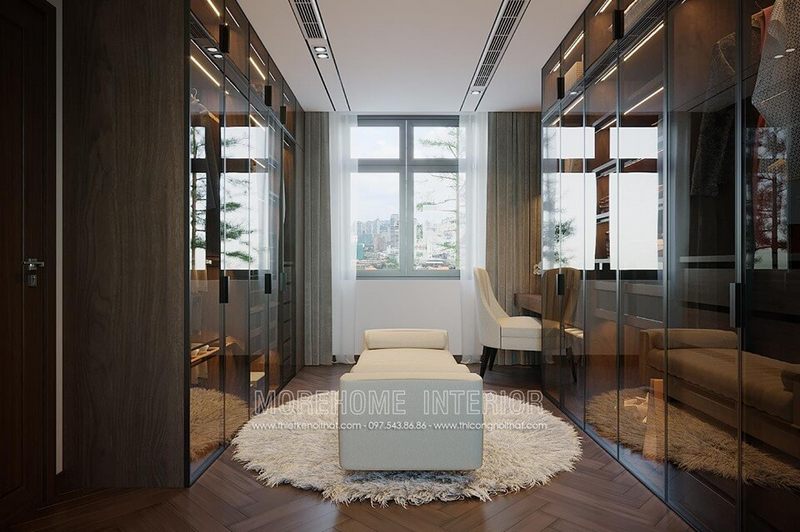 Nhà biệt thự của bạn cần được trang trí bằng một mẫu phòng thay quần áo đẹp?