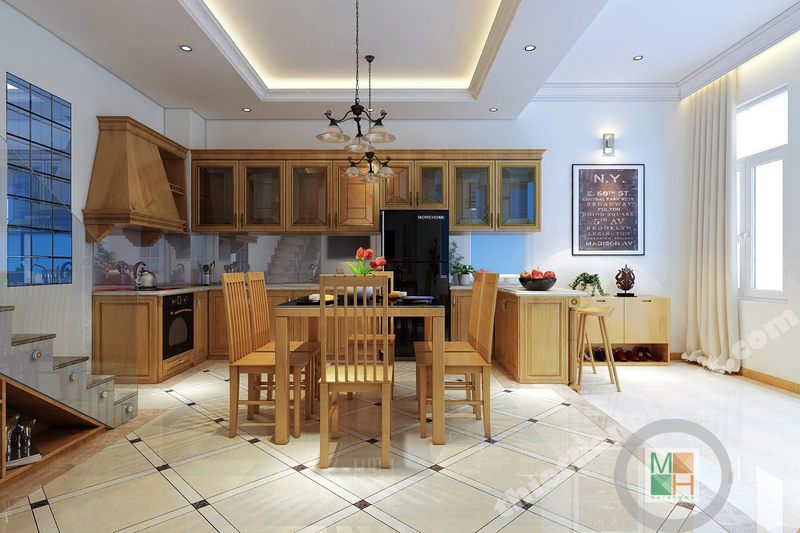 Tủ bếp gỗ tự nhiên – Xu hướng mới cho nội thất phòng bếp Tủ bếp gỗ tự nhiên – Xu hướng mới cho nội thất phòng bếp